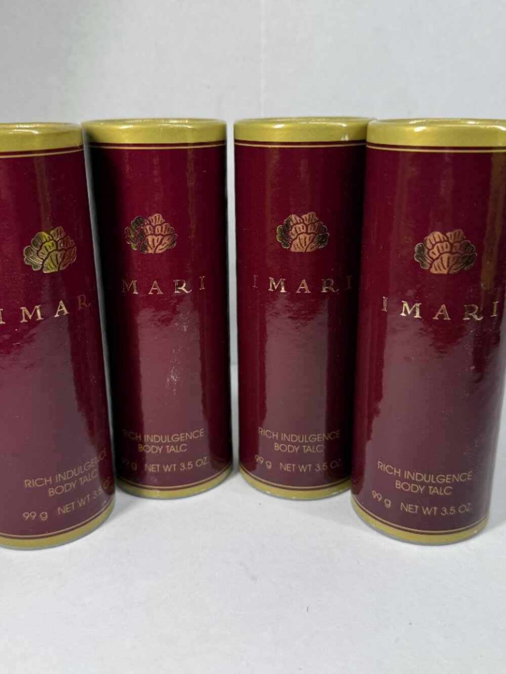Lot Set of 4 Avon Imari Body Powder 3.5 oz New Unopened Old Stock 1995 Vintage B